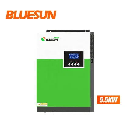 BLUESUN 5500W Off-Grid Solar Inverter Hybrid 3.5KW 5.5KW Pure Sine Wave MPPT Inverter Built In 100A Solar Charger